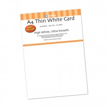 A4 Thin White Card 170gsm 30 Sh